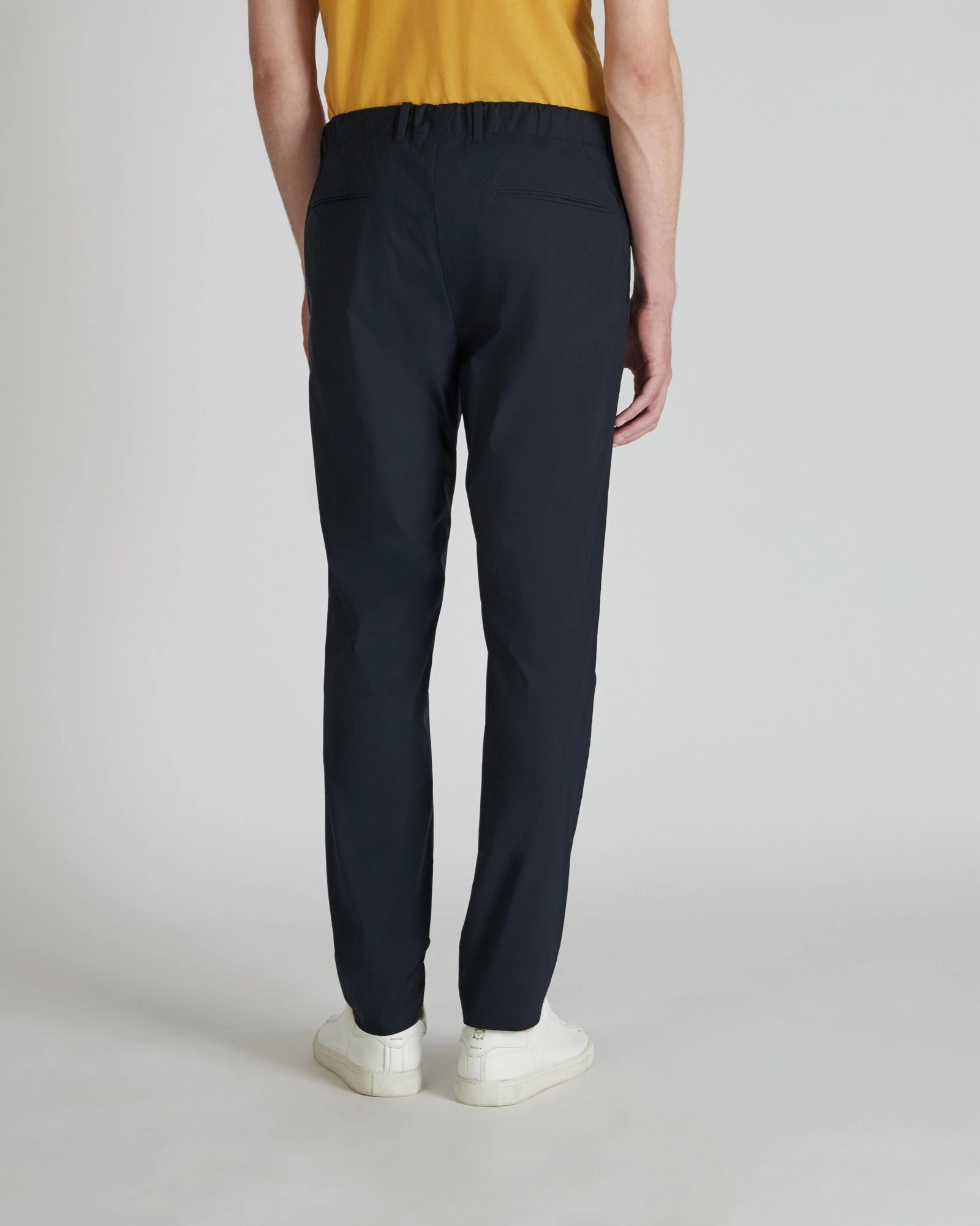 Technical fabric and cotton slim-fit trousers Casual Wearable UVProtectionCoating