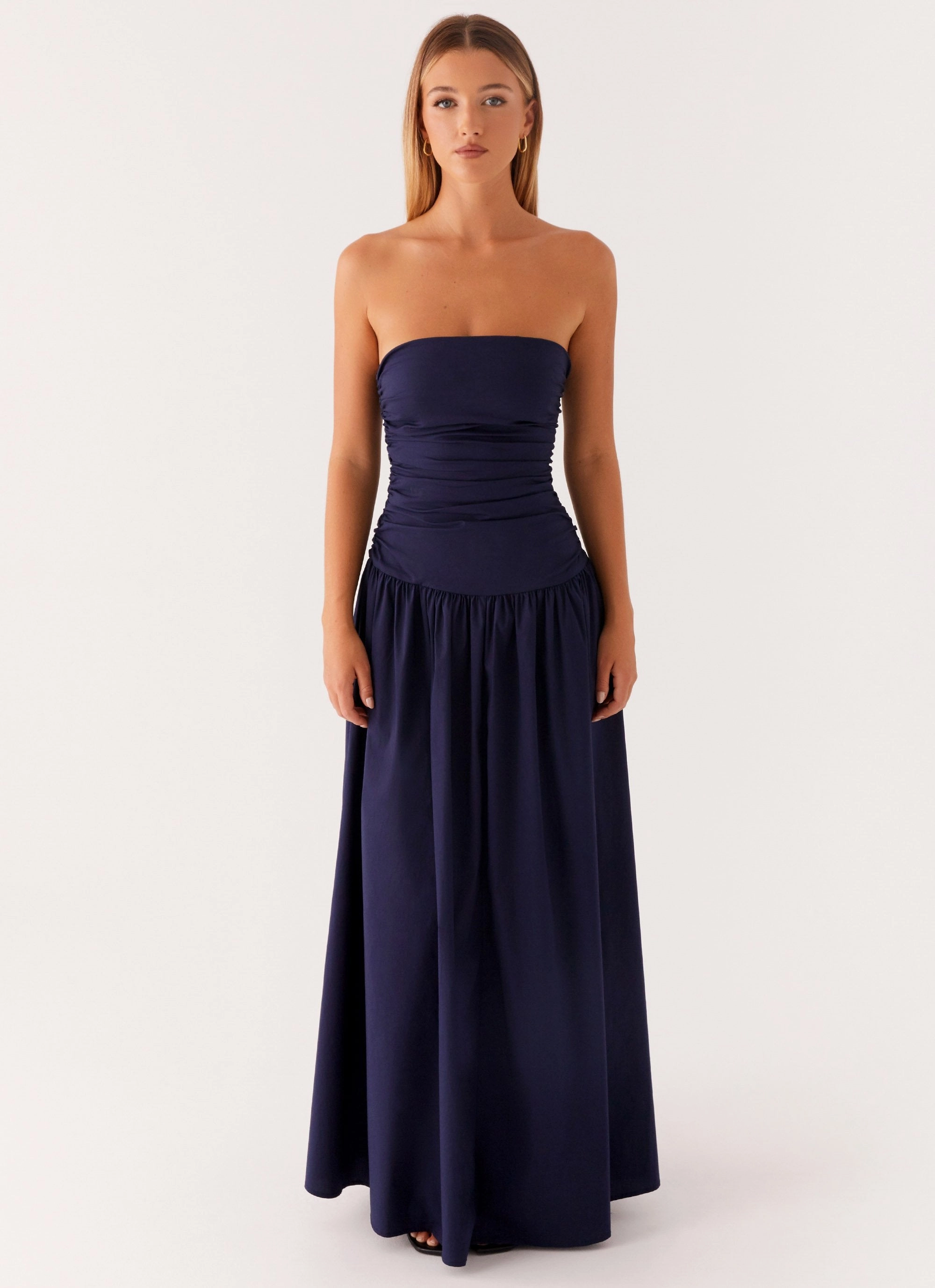Timeless Look Wear Carmel Maxi Dress - Navy