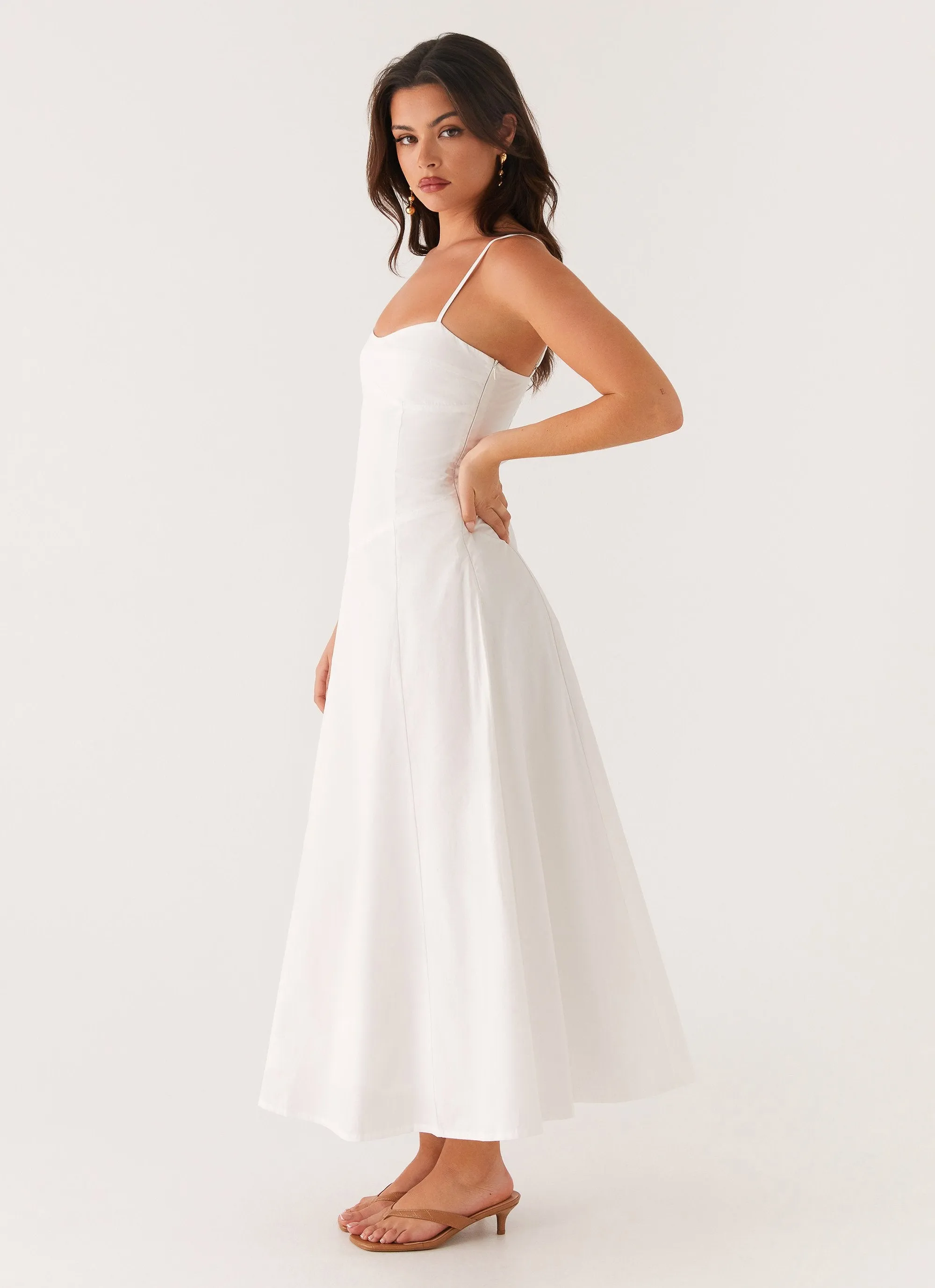 Editor??s-Pick Noosa Midi Dress - White