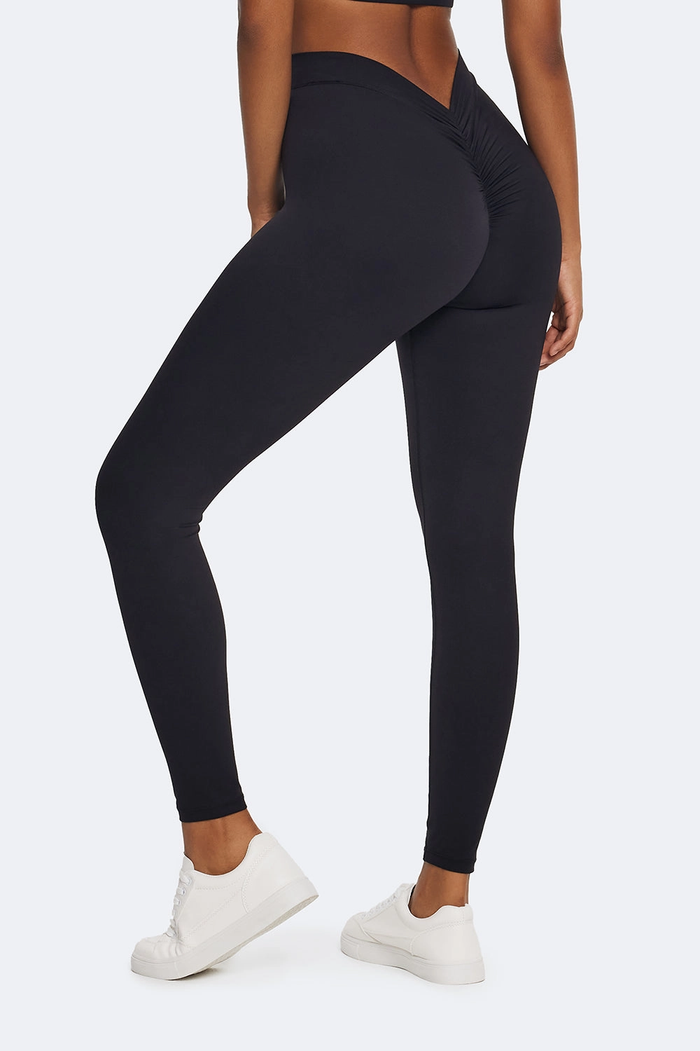 Comfort Seeker Shape Retain Ruched High-Waisted Leggings
