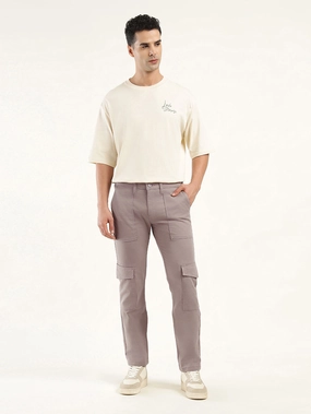 Men's Slim Fit Cargo Trousers Sophisticated Look