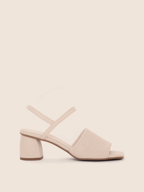 Oliva Cream Heel Day Spark Cutout Style