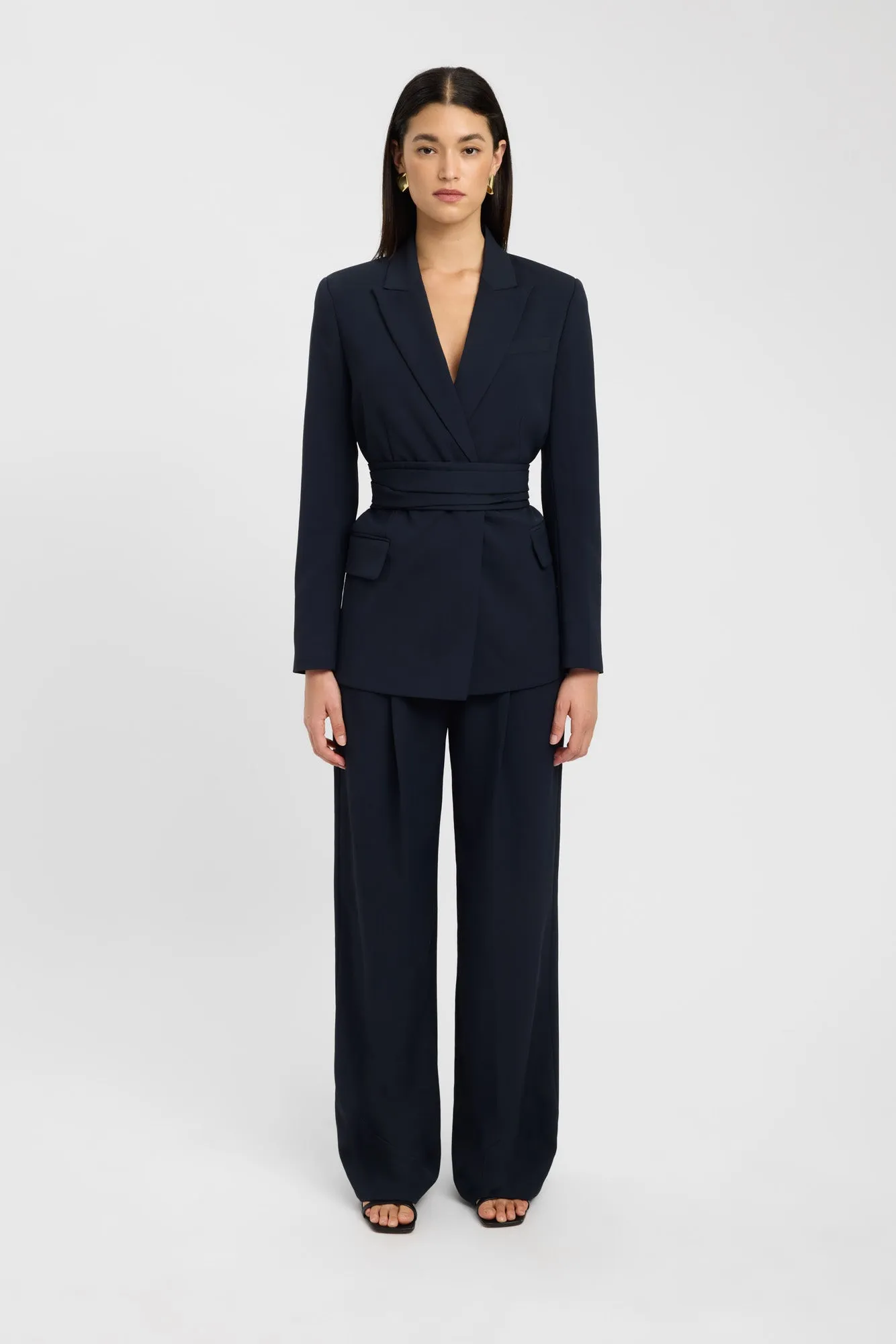 Opal Blazer Layer Essential Piece Plaid Design