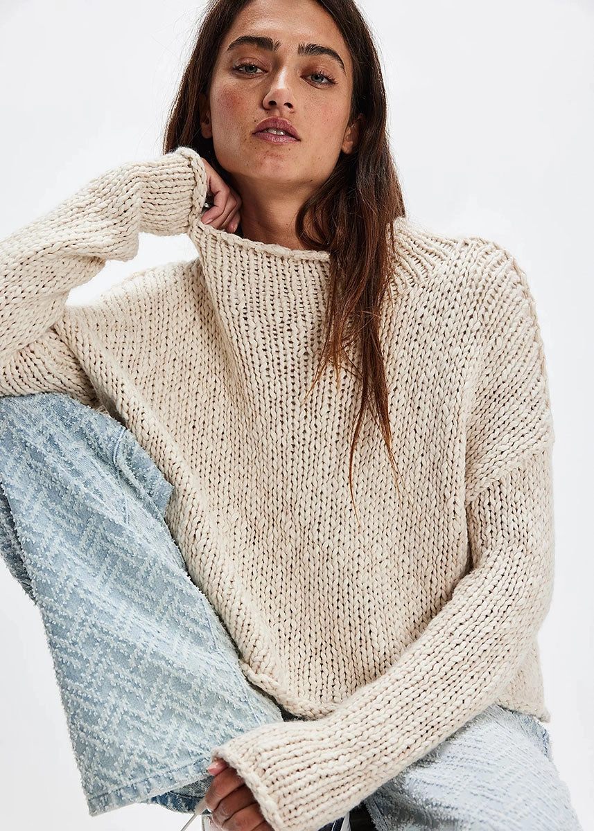 Chill Vibe Opal Sweater - Tea