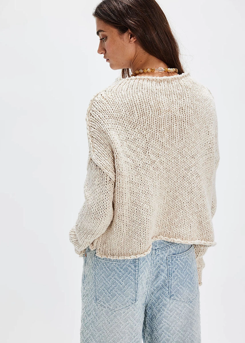 Soft Feel Cozy Chic Opal Sweater - Tea