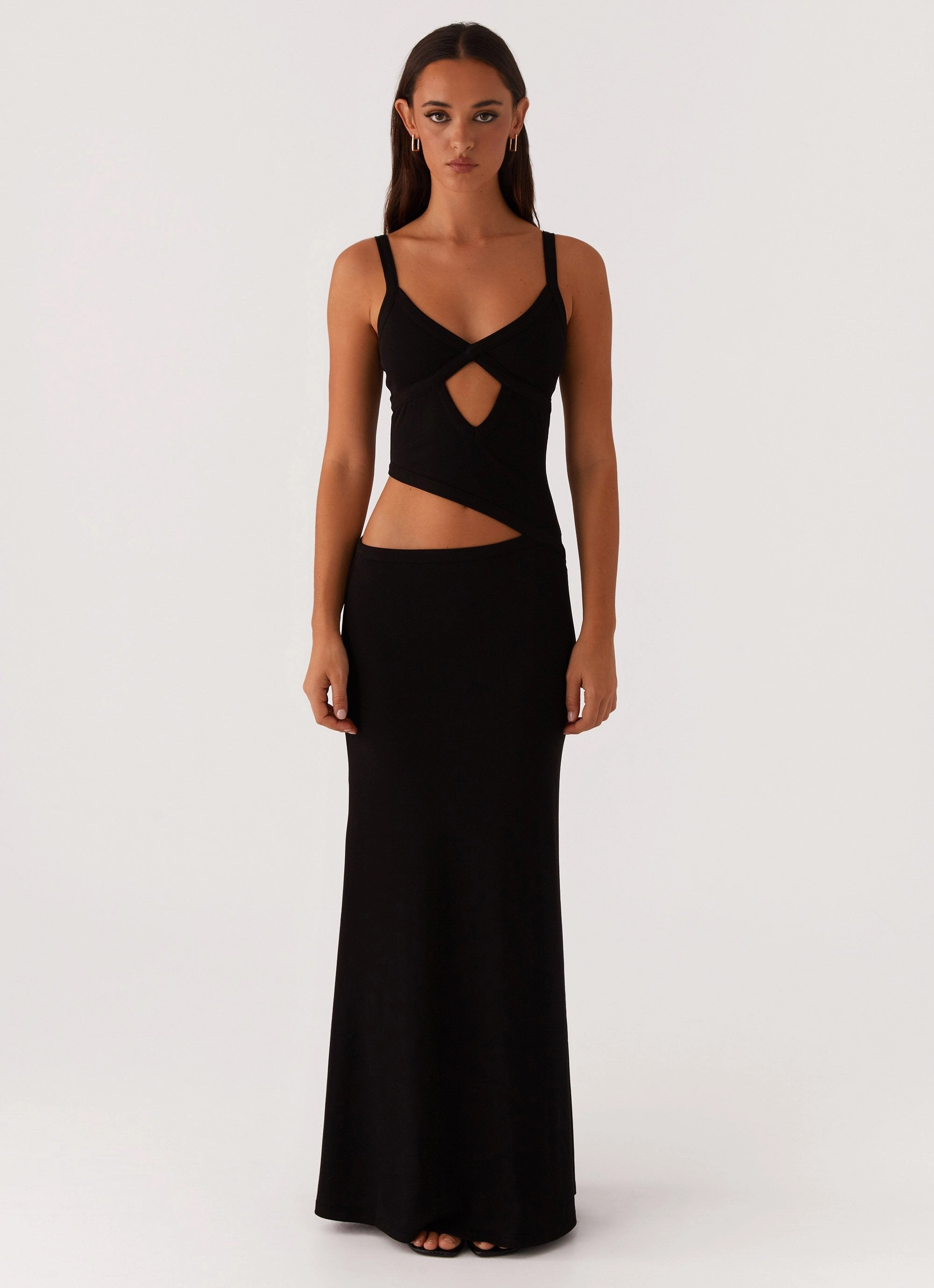 Jocelyn Maxi Dress - Black Fit Base Chill Friendly