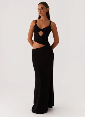Versatile occasion dress Jocelyn Maxi Dress - Black