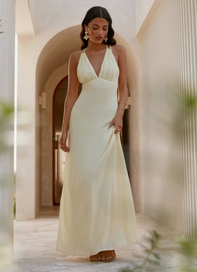 Kacia Maxi Dress - Lemon Flattering Lines