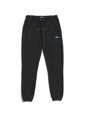 Comfy Wardrobe Simple Silhouette Original Logo Sweat Pant in Black