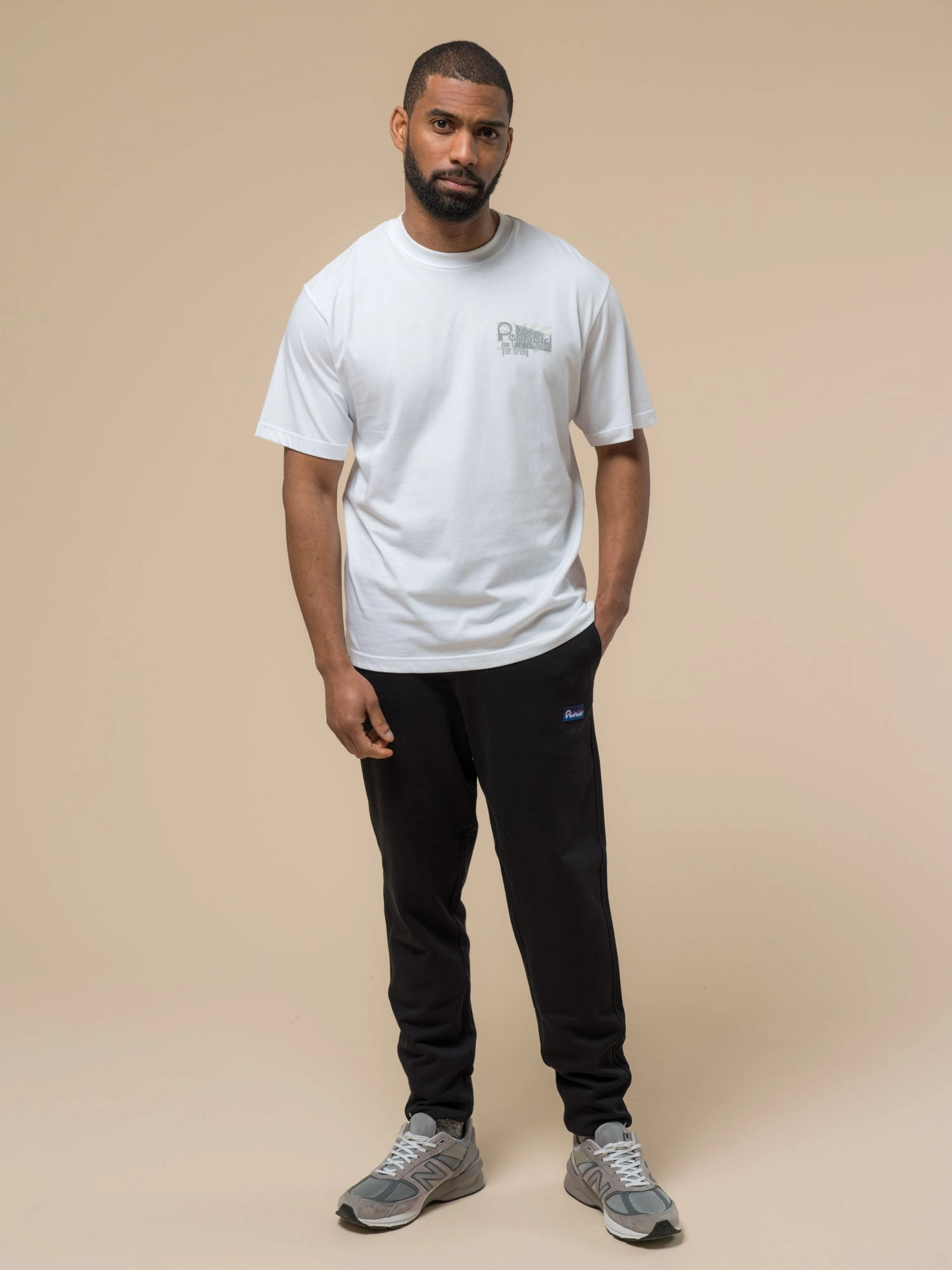 Fashionable Appeal Anti Static Lining Original Logo Sweat Pant in Black