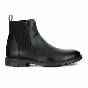 Trail Support All Weather Functional Minimalist Oscar Chelsea Boot in Black from Novacas