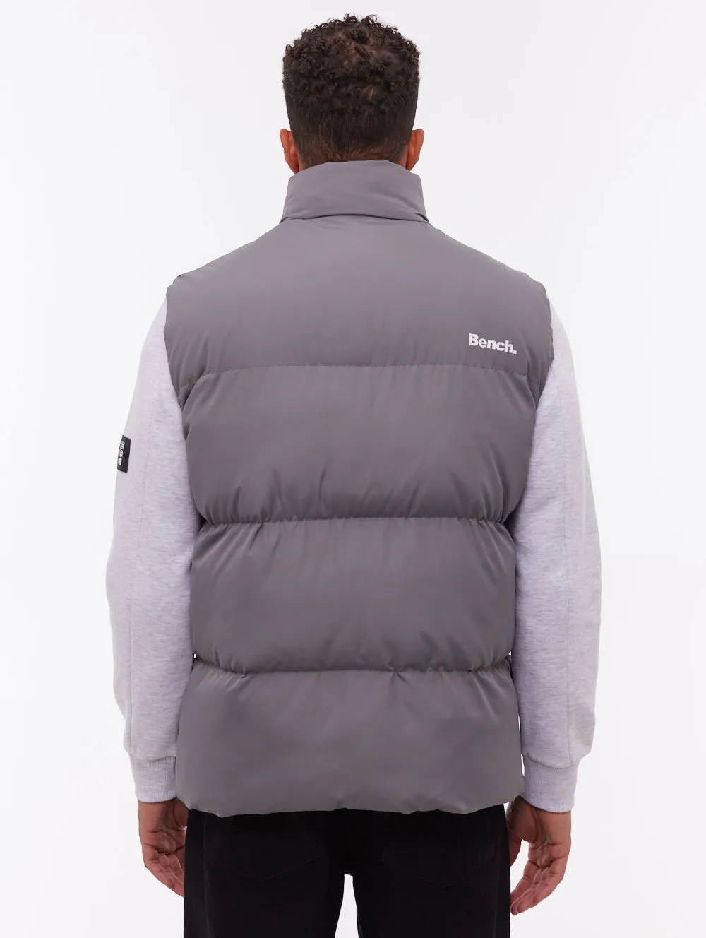 Rithko Puffer Vest - Grey Easy Fit Piece