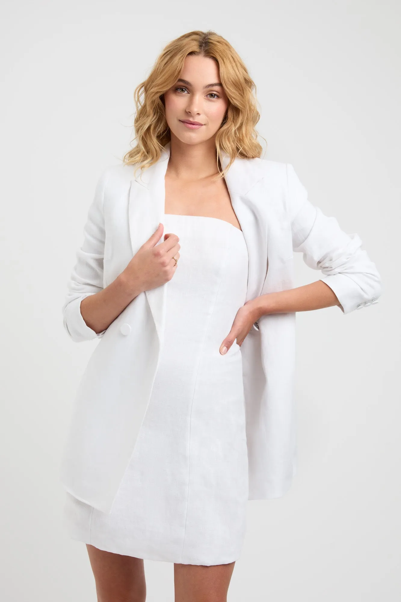 Palm Oversized Blazer Thick Insulation