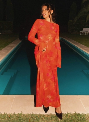 Heritage-Brand Everyday Comfort Wear Lorde Maxi Dress - Amber