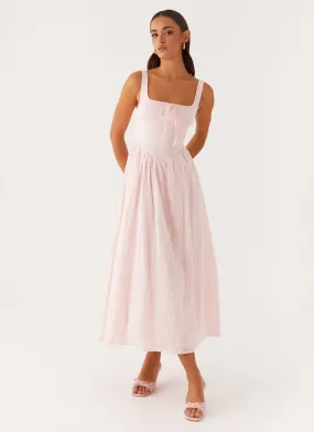 All-Day Comfort Wear Pascuelle Midi Dress - Pink