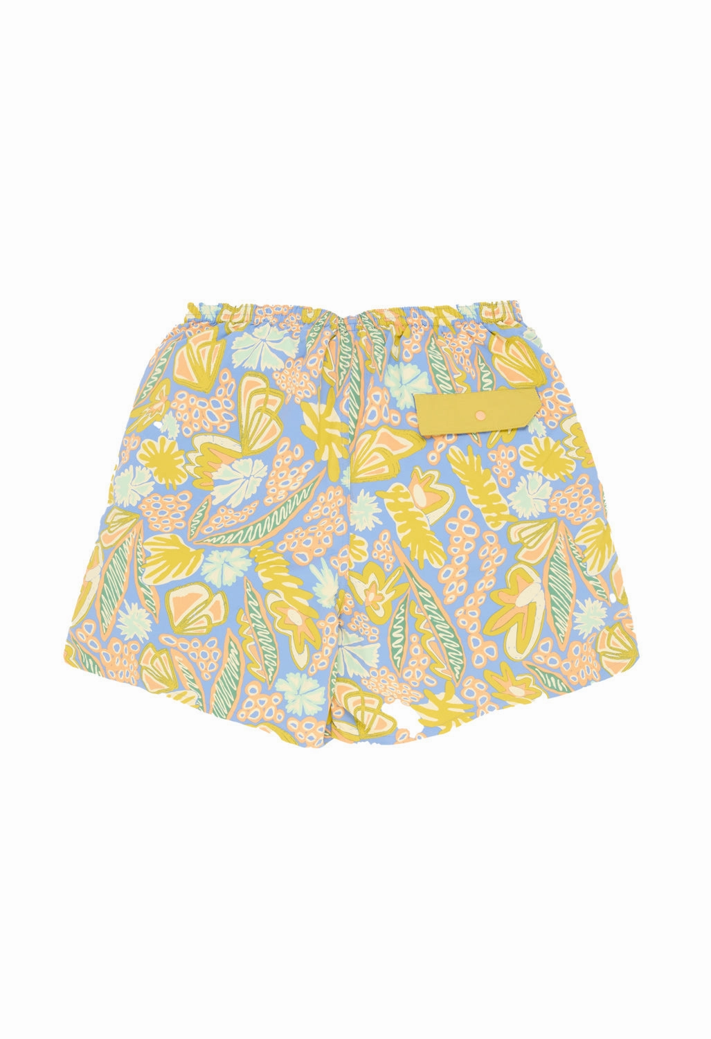 Flexibility Built-In Casual Active Patagonia Men's Baggies 5" Shorts - Flourish / Abundant Blue