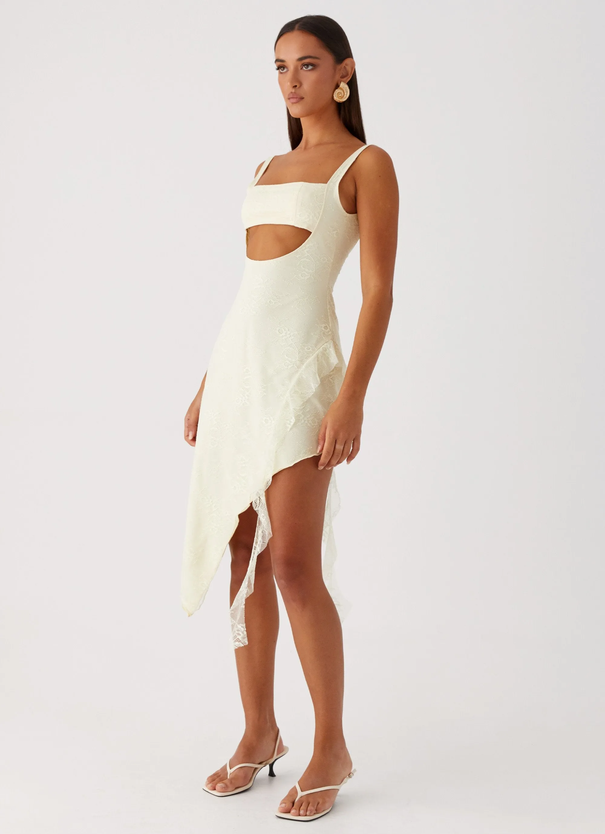 Tasteful Detail Patricia Midi Dress - Yellow