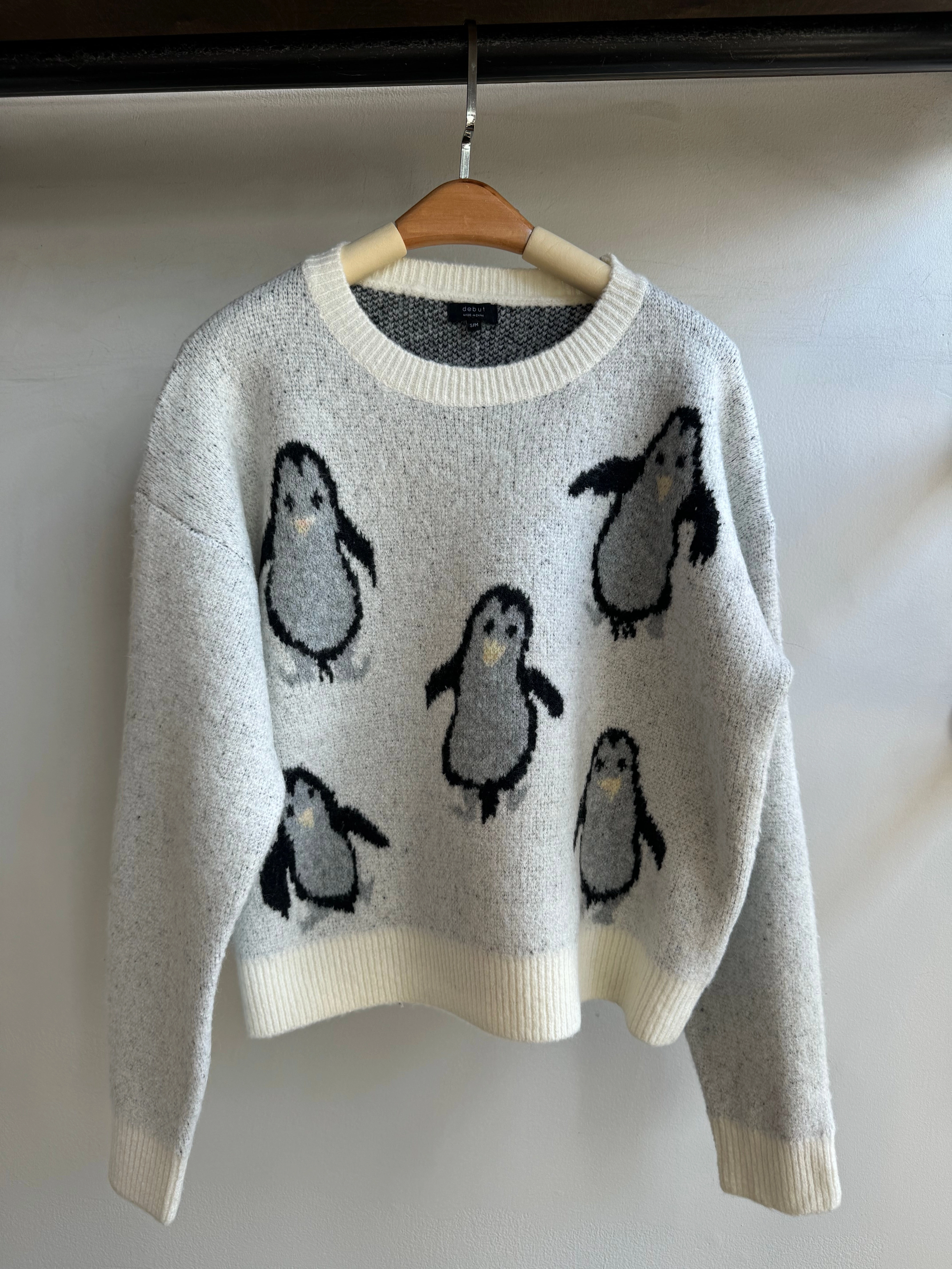 Elastic waist Colorfast Technology PENGUIN Sweater
