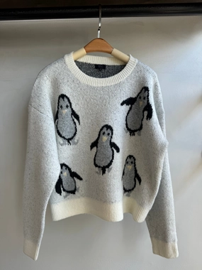 Elastic waist Colorfast Technology PENGUIN Sweater
