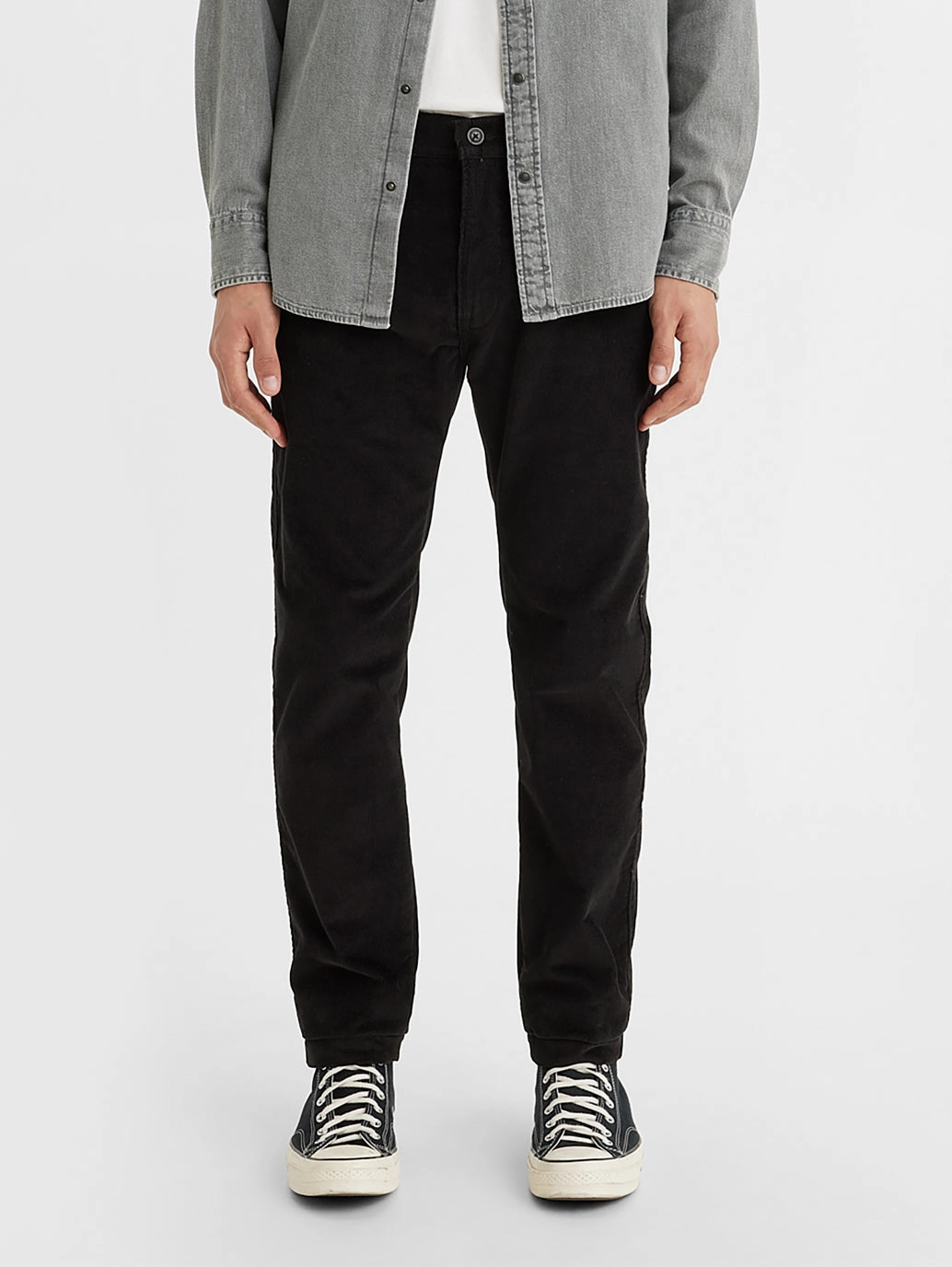 Men's Black Slim Fit Pant Breathable back panel