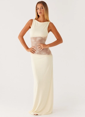 Chic And Comfortable Lucinda Maxi Dress - Yellow