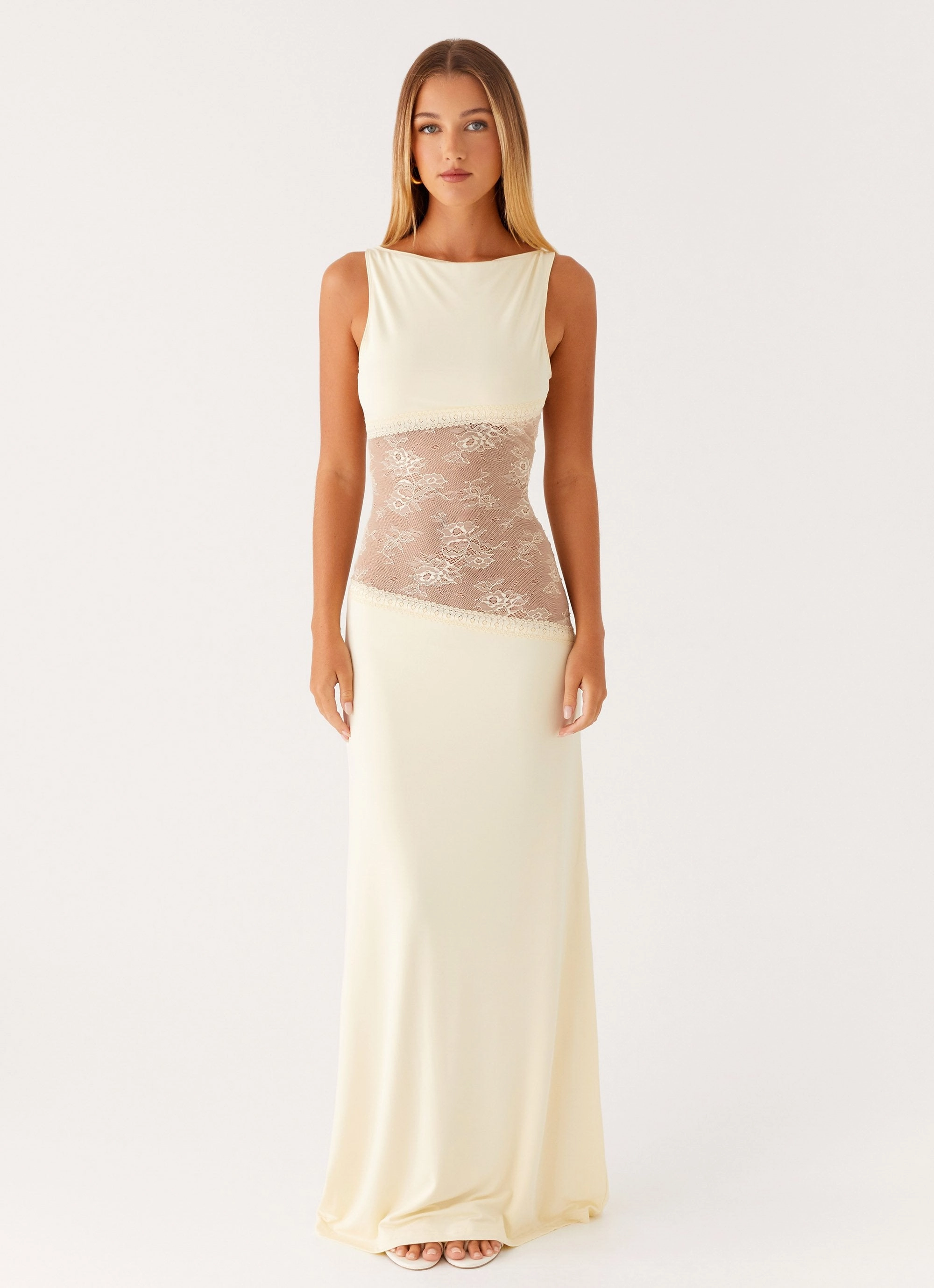 Field Fresh Dreamy Presence Lucinda Maxi Dress - Yellow