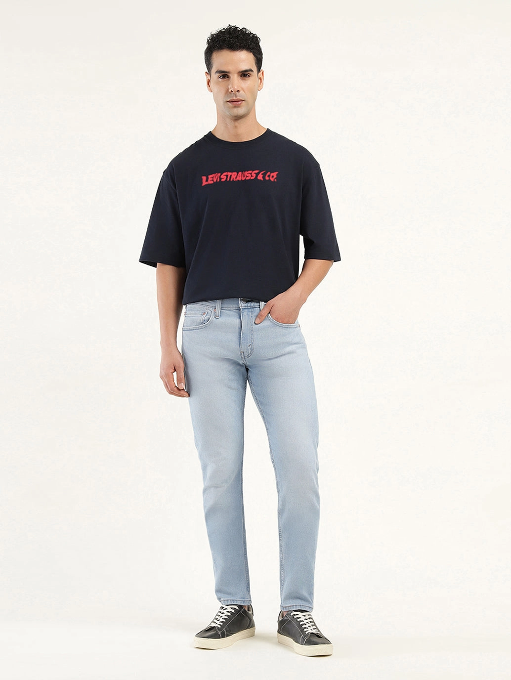 Men's 512 Indigo Slim Tapered Fit Mid Rise Jeans Anti Slip Waistband