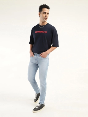 Men's 512 Indigo Slim Tapered Fit Mid Rise Jeans Relaxed Tailoring Evening Stroll Athlete Fit