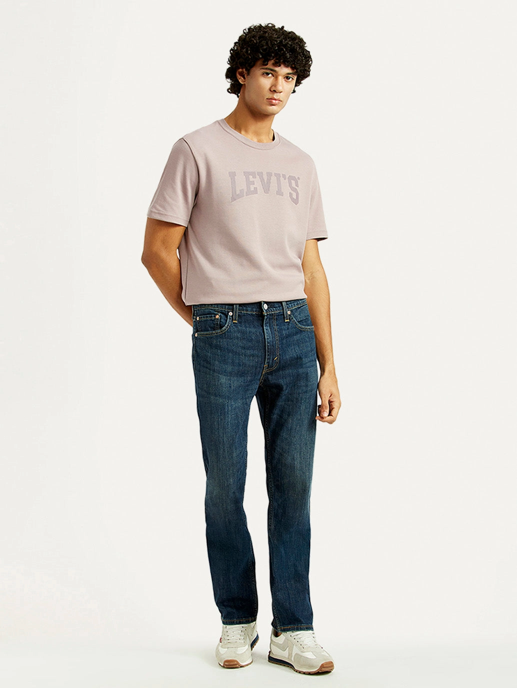 Men's 513 Dark Indigo Slim Straight Fit Mid Rise Jeans One For All