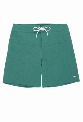Pilgrim Surf   Supply Men's Quigg Boardshorts - Green high - rise