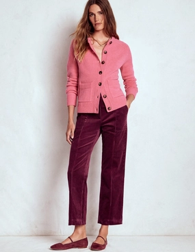 Perfect Look All weather Pimlico Cord Trousers-Deep Wisteria