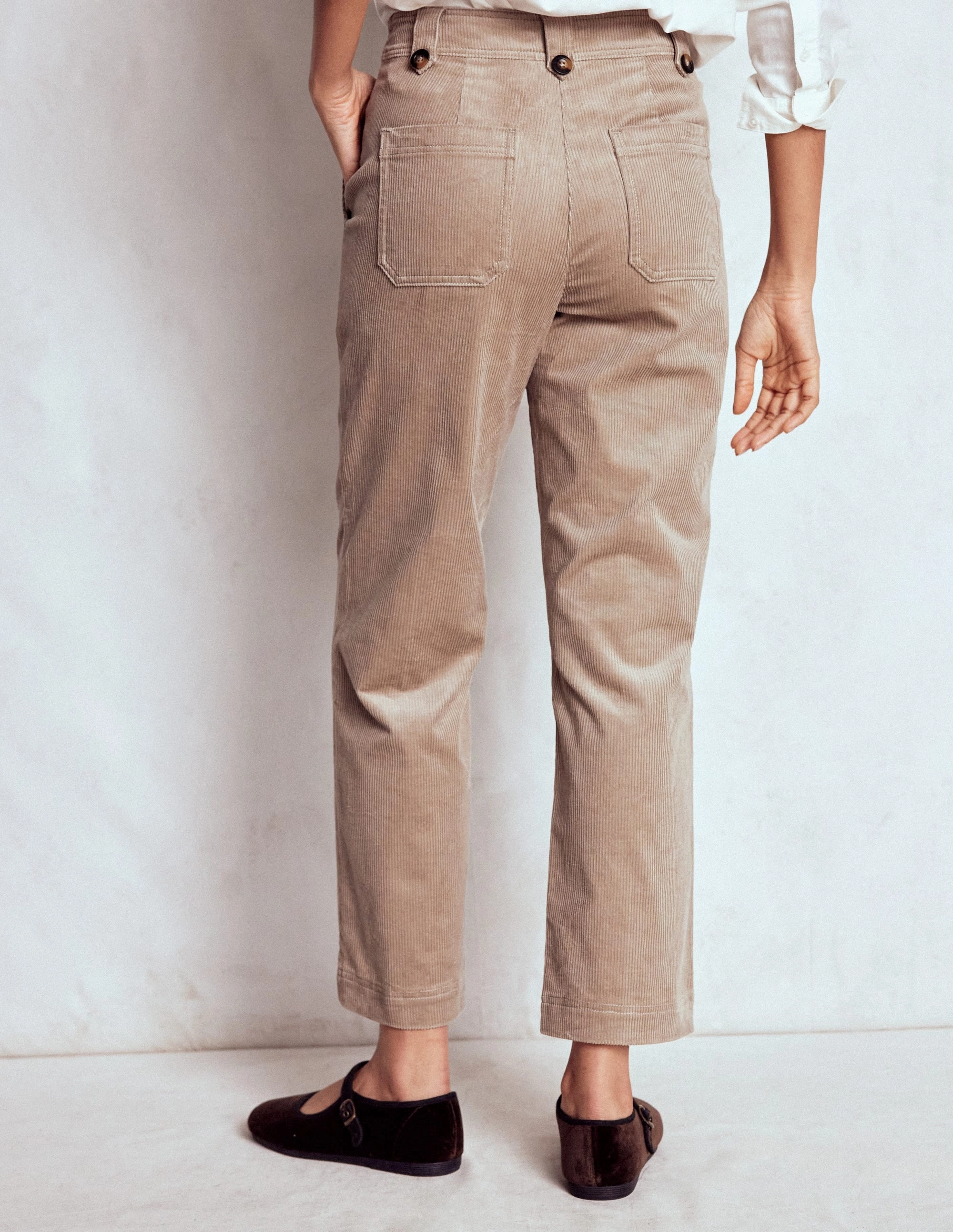 Tagless Design Pimlico Cord Trousers-Nutmeg