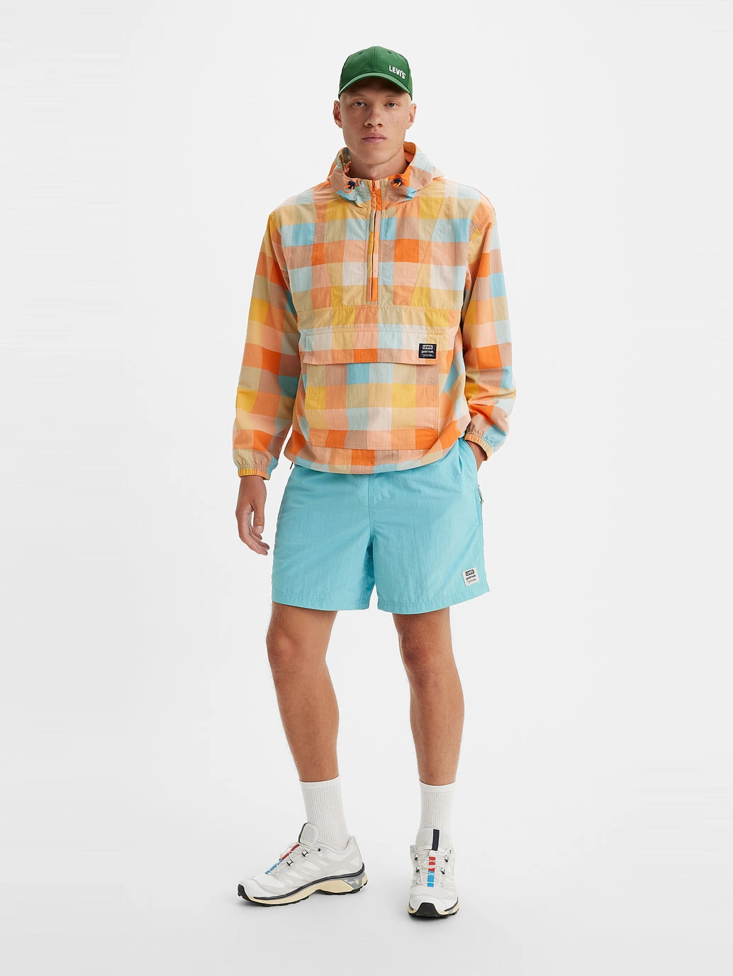 Men's Blue Regular Fit Shorts Sporty Comfort