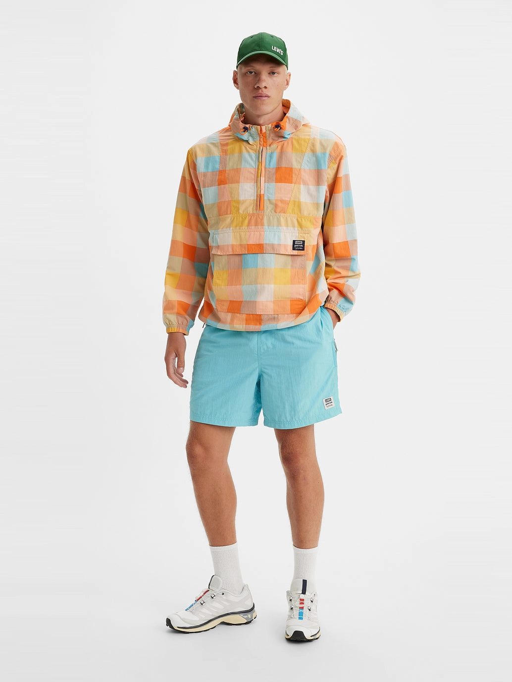 Men's Blue Regular Fit Shorts kids' style