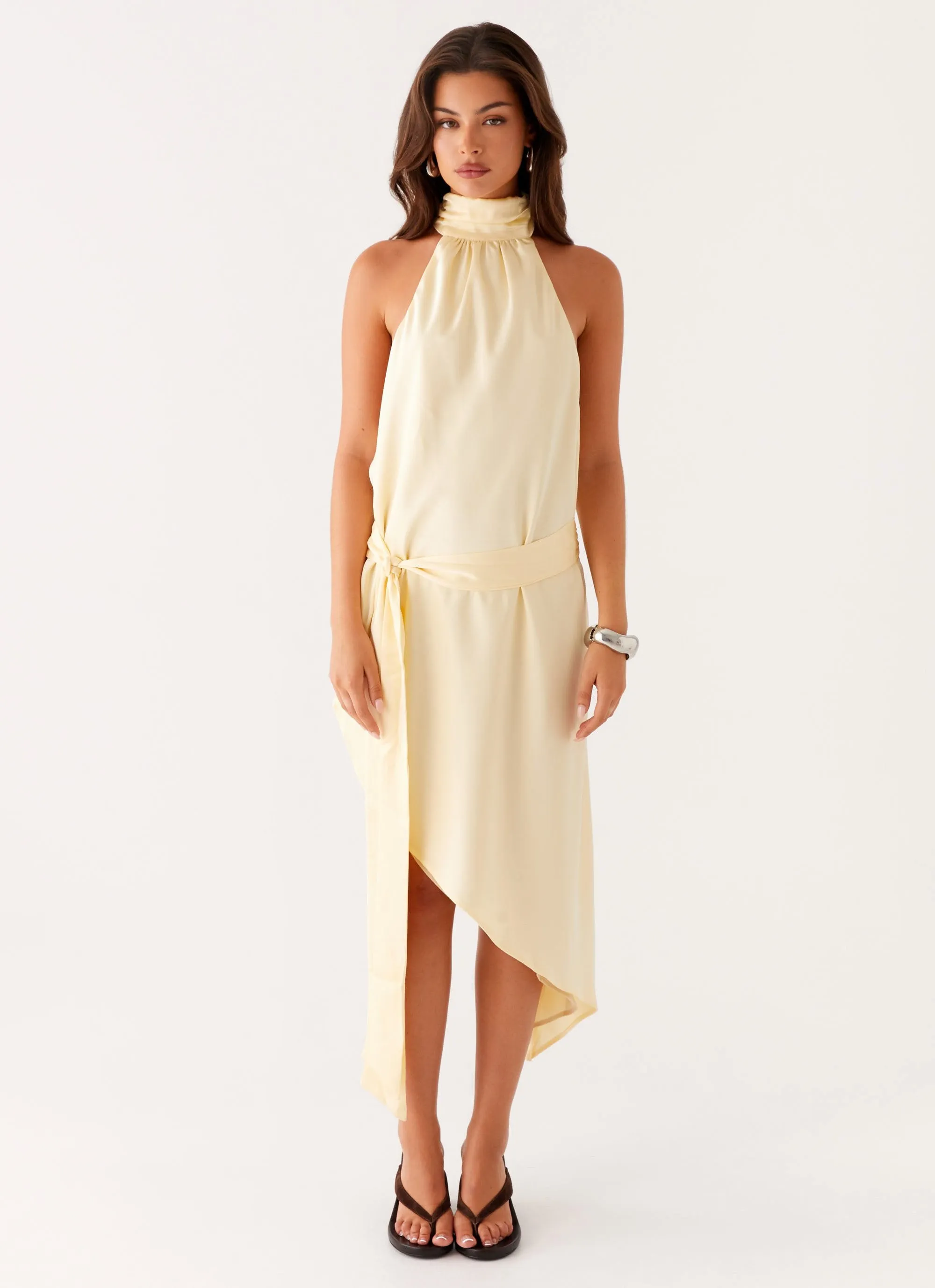 All Fitwear summer look Atlantic Midi Dress - Yellow