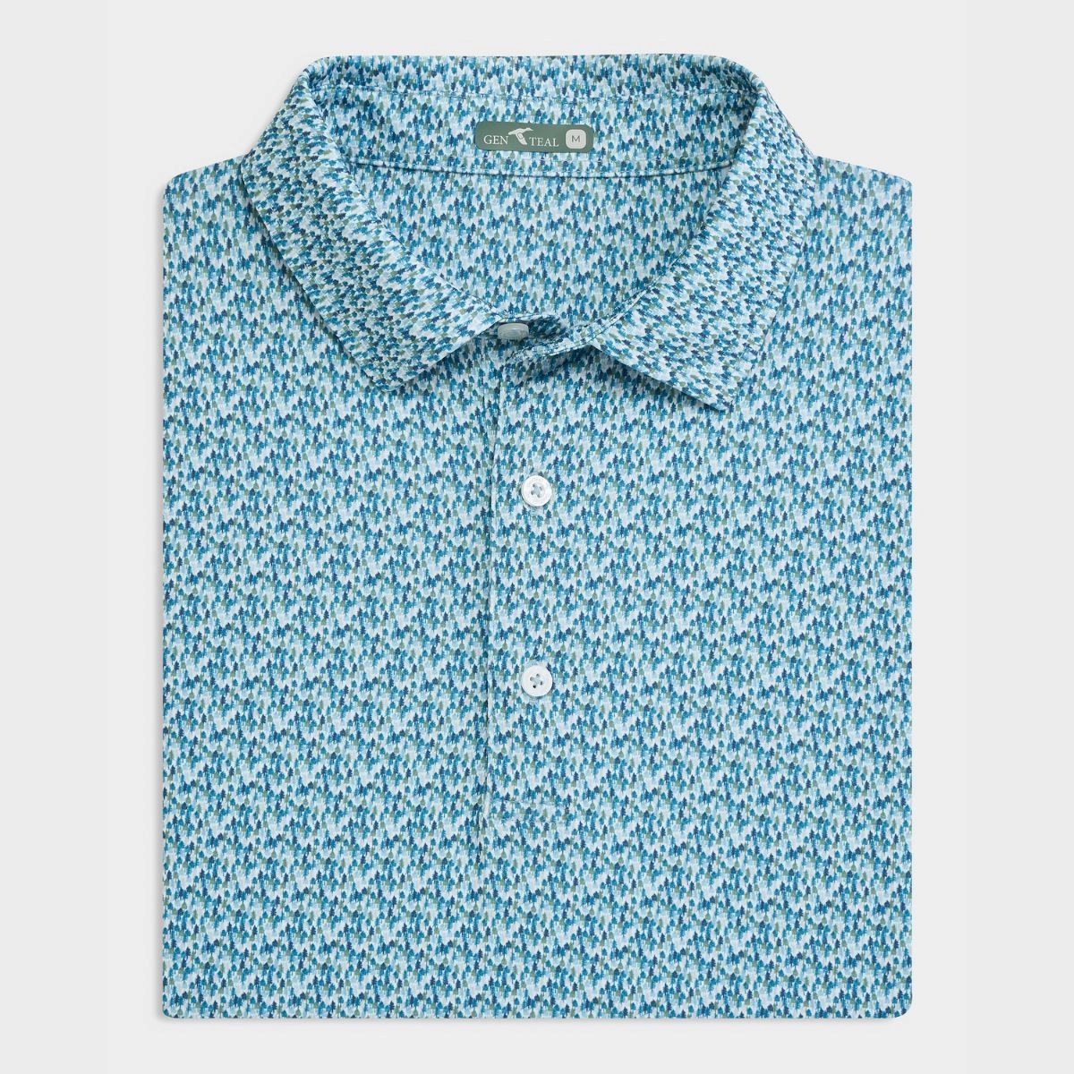 Ponderosa Pine Printed Performance Polo Refined Style