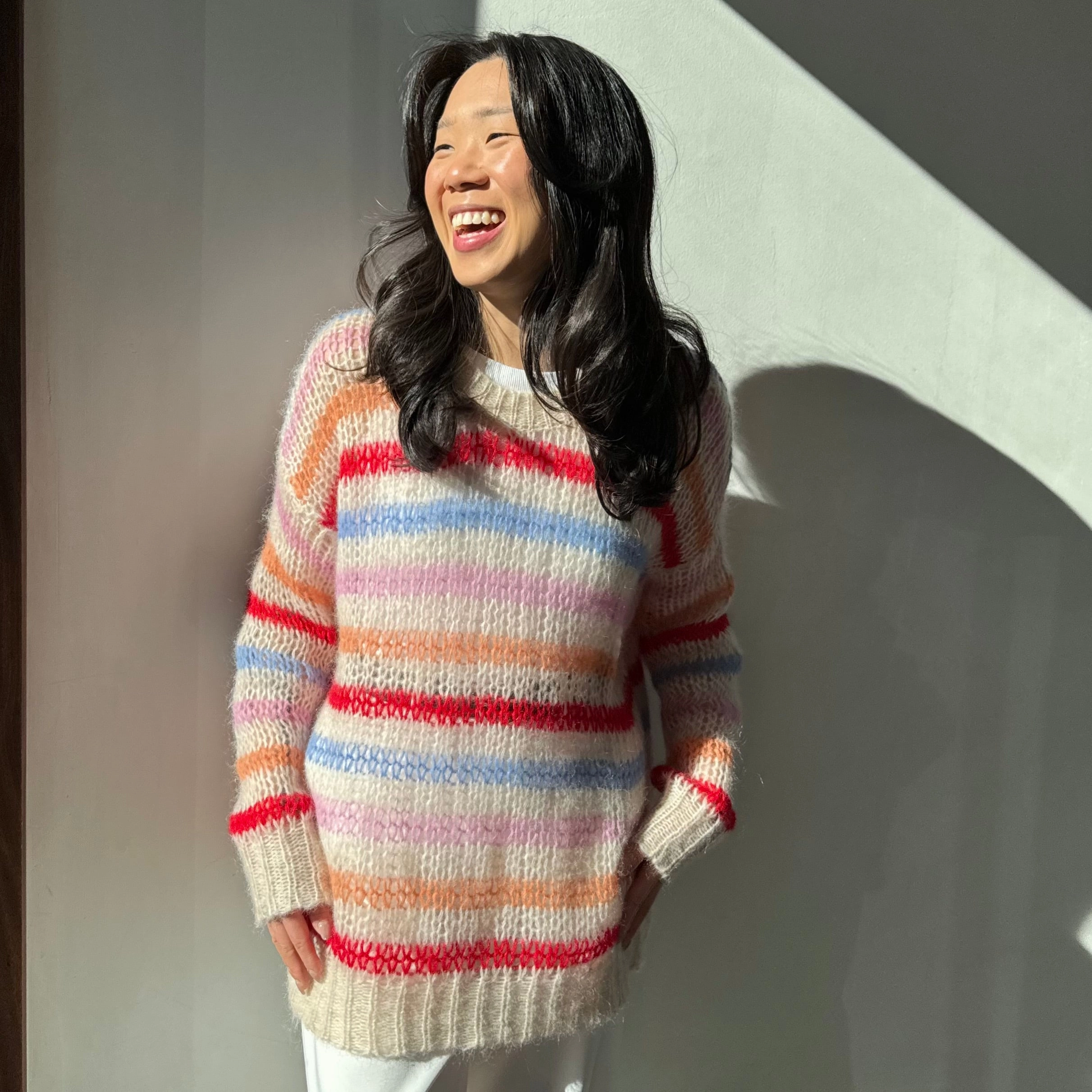 Sport Flex POPSICLE Loose Knit Sweater