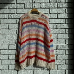 Light Layers POPSICLE Loose Knit Sweater