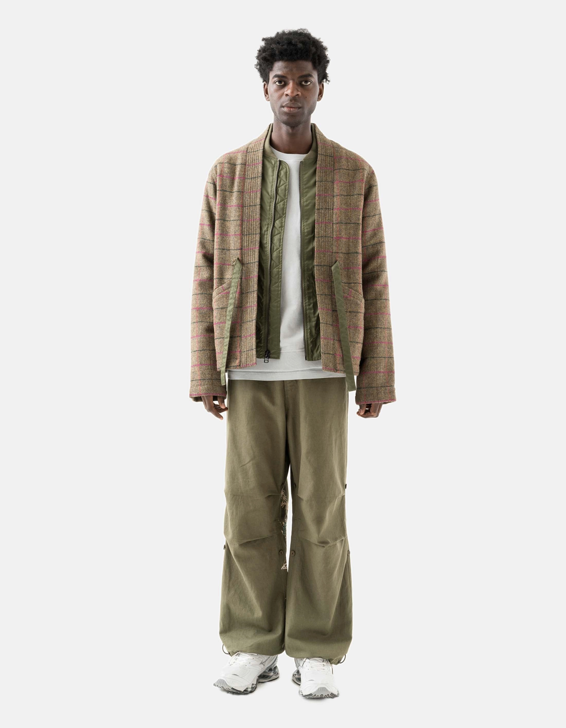 Non Binding Waist Flexible Look 7087 The Bering Strait Embroidered Loose Snopants? Olive OG-107F