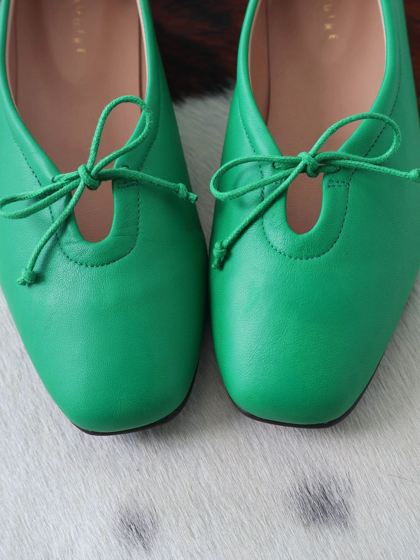 Prato Green Ballerina Cozy Sole