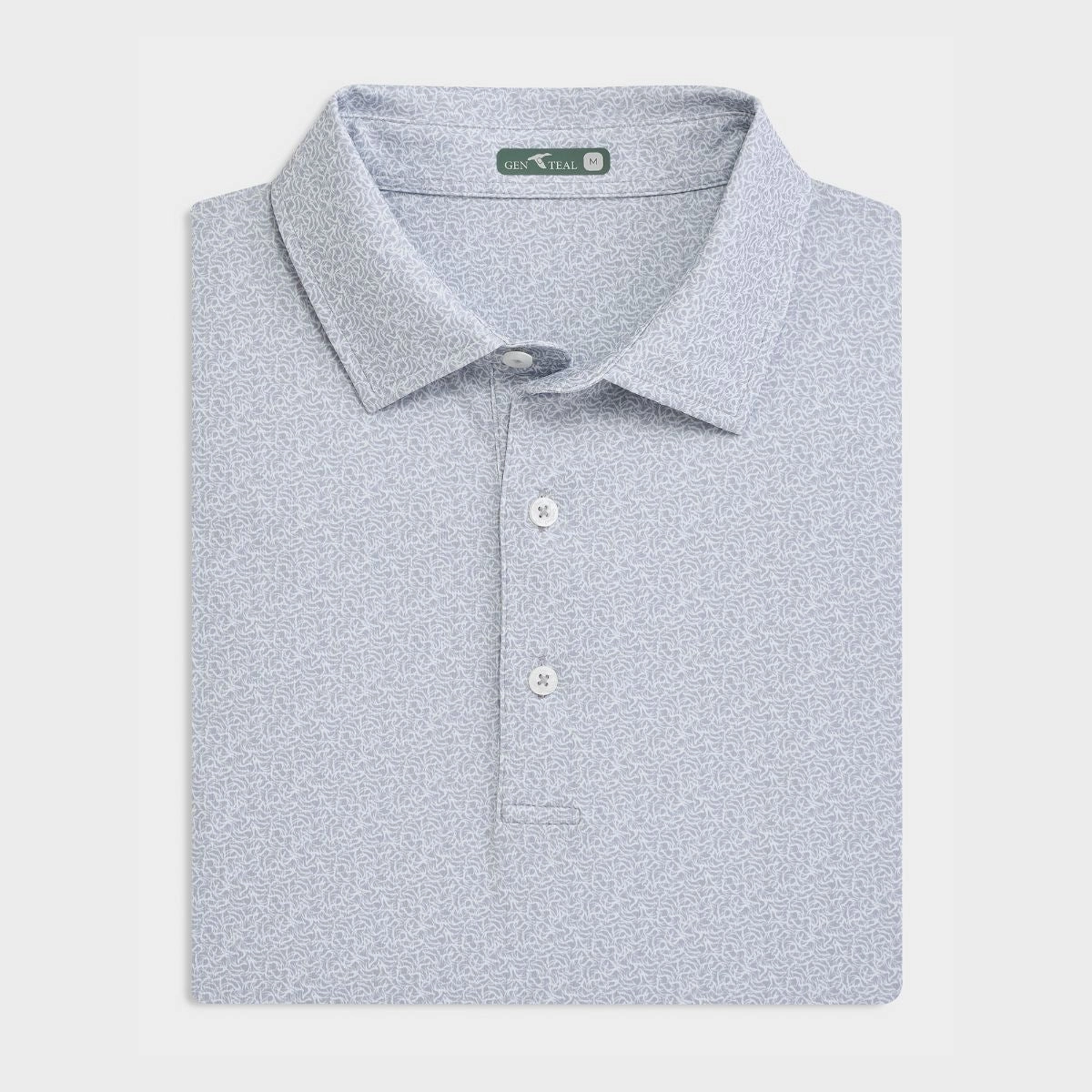 Frost Antlers Printed Performance Polo light layering Quick Dry Design