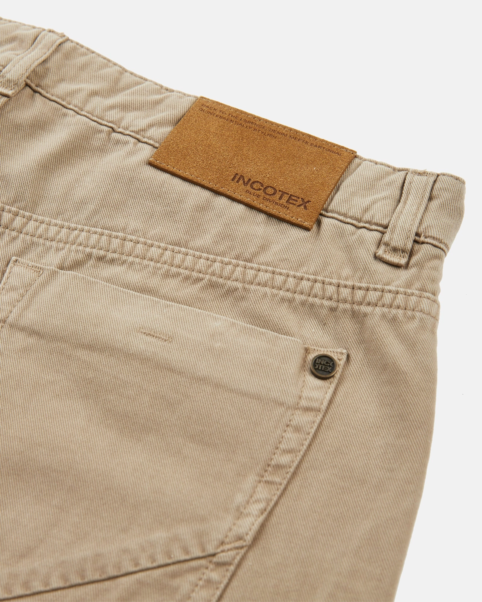 Slim-fit five-pocket trousers in cotton and cashmere MoistureWickingFabric