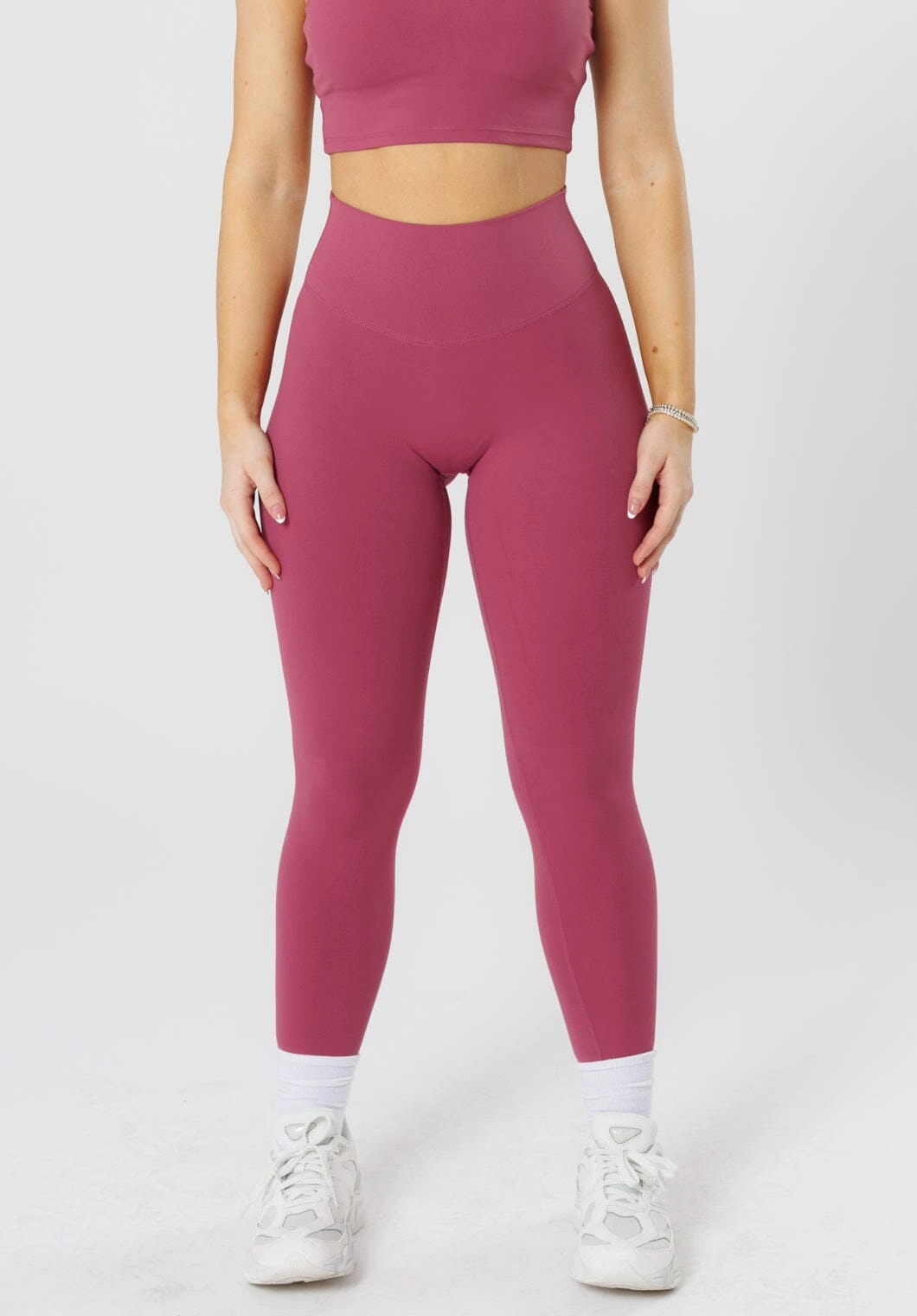 Breathable Leggings Material Essential Style RecStretch Original Sculptseam? Plus Legging Raspberry