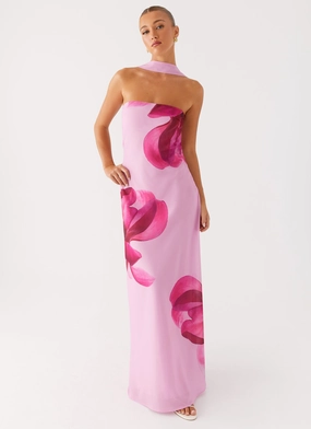 Evening Vibe Refined Feel Prim Maxi Dress - Pastel Pink
