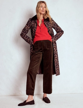 Casual Comfort Wear Comfy Ease Primrose Cord Trousers-Espresso