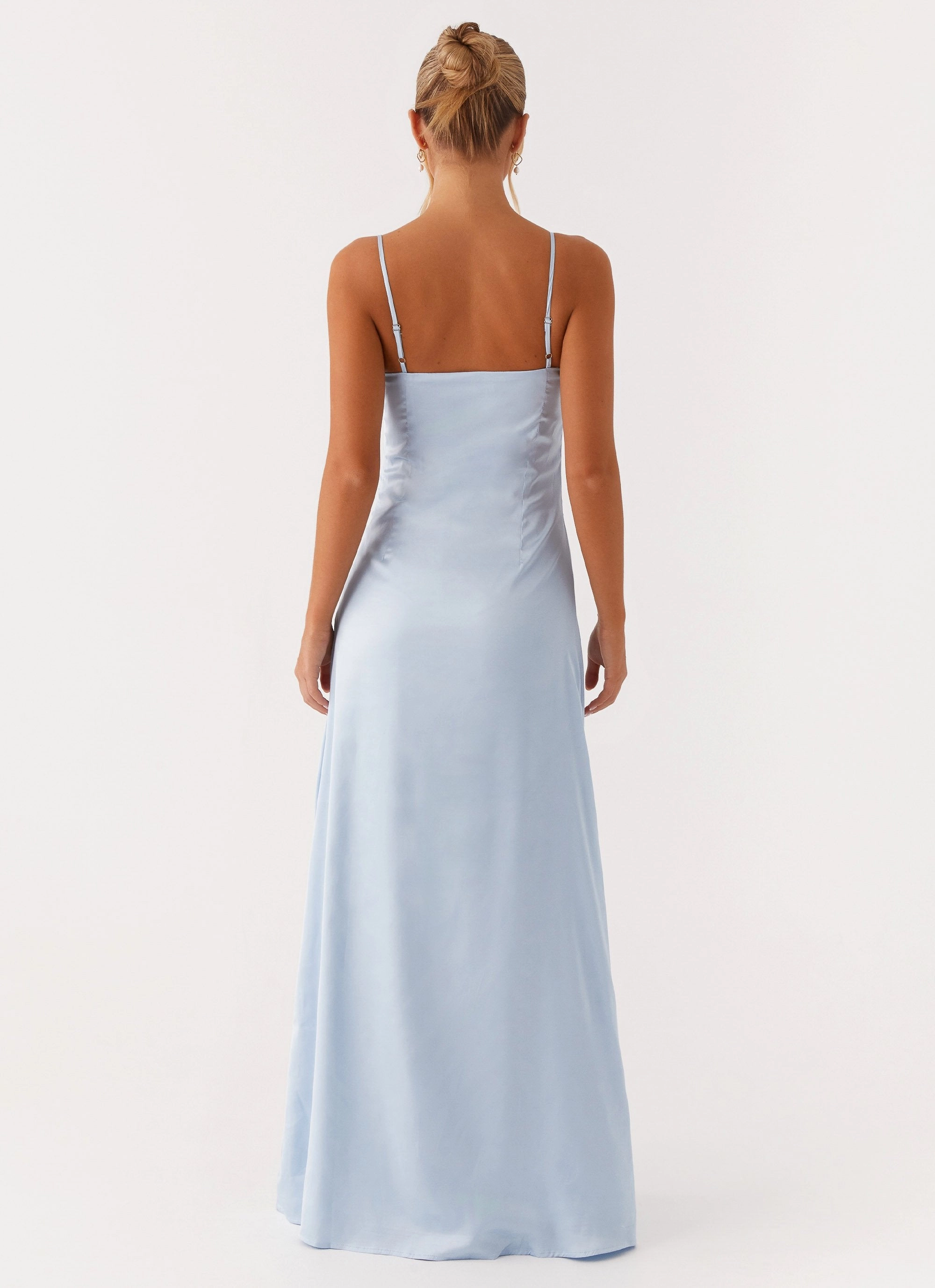 Aster Bloom Maxi Dress - Blue Easy Going Soft Feel
