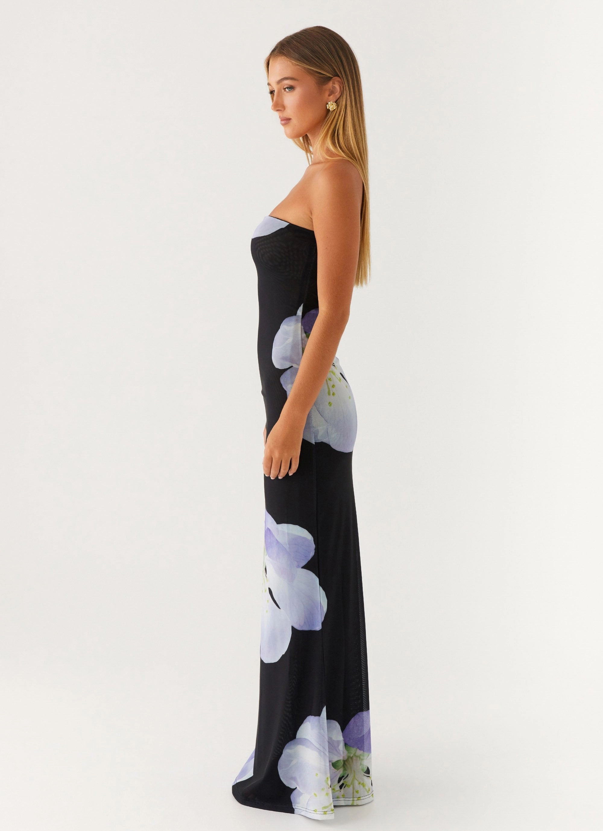 Date night Work Flex Jorja Maxi Dress - Flower Print