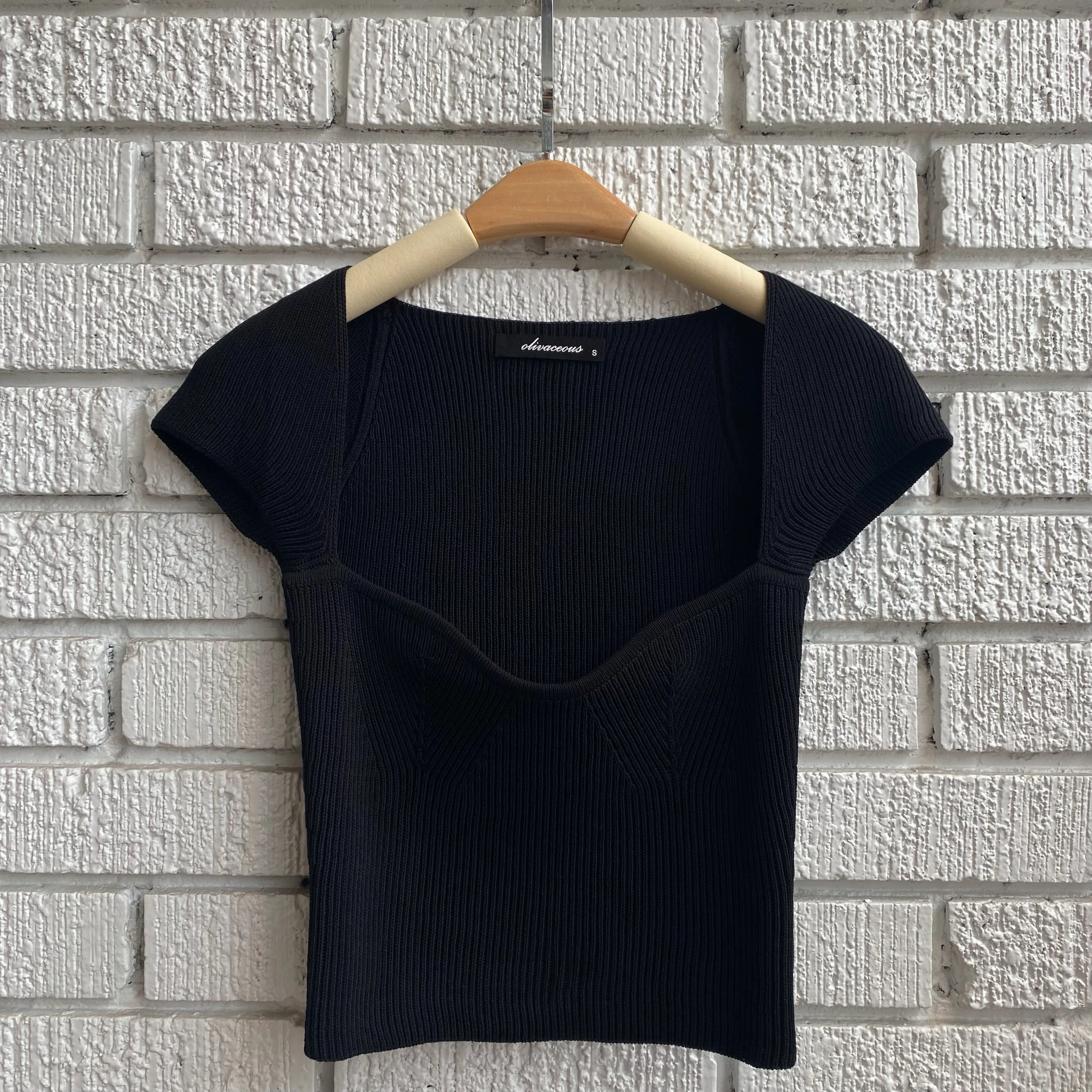 AUBURNE Knit Top Garment Dyed