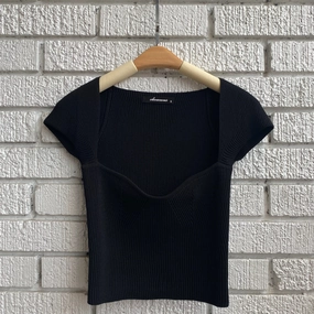 AUBURNE Knit Top Garment Dyed