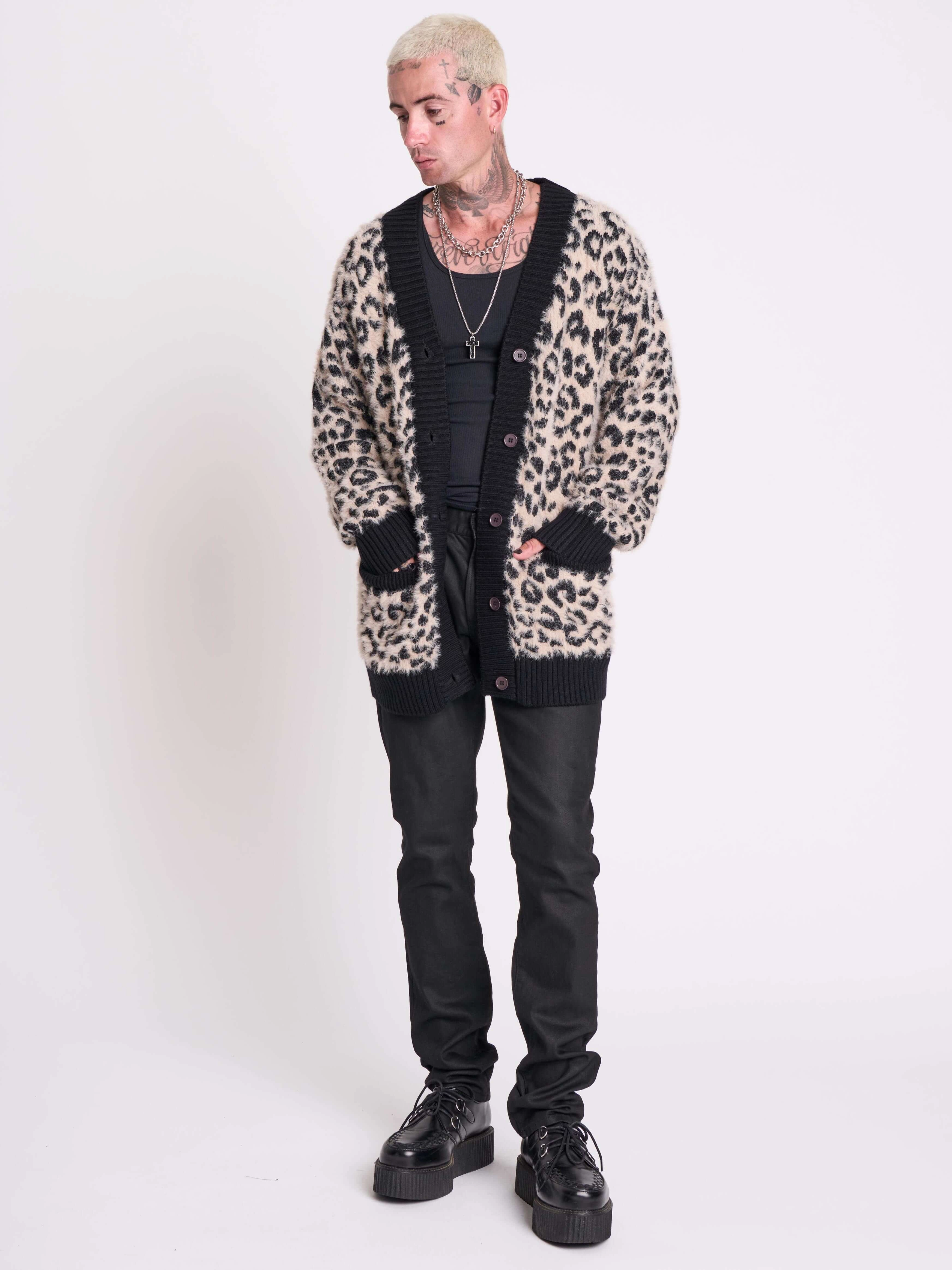 Cozy Style Wear Punk's Not Dead Cardigan